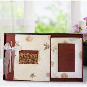 Matching 2 Piece Photo Album & Picture Frame
